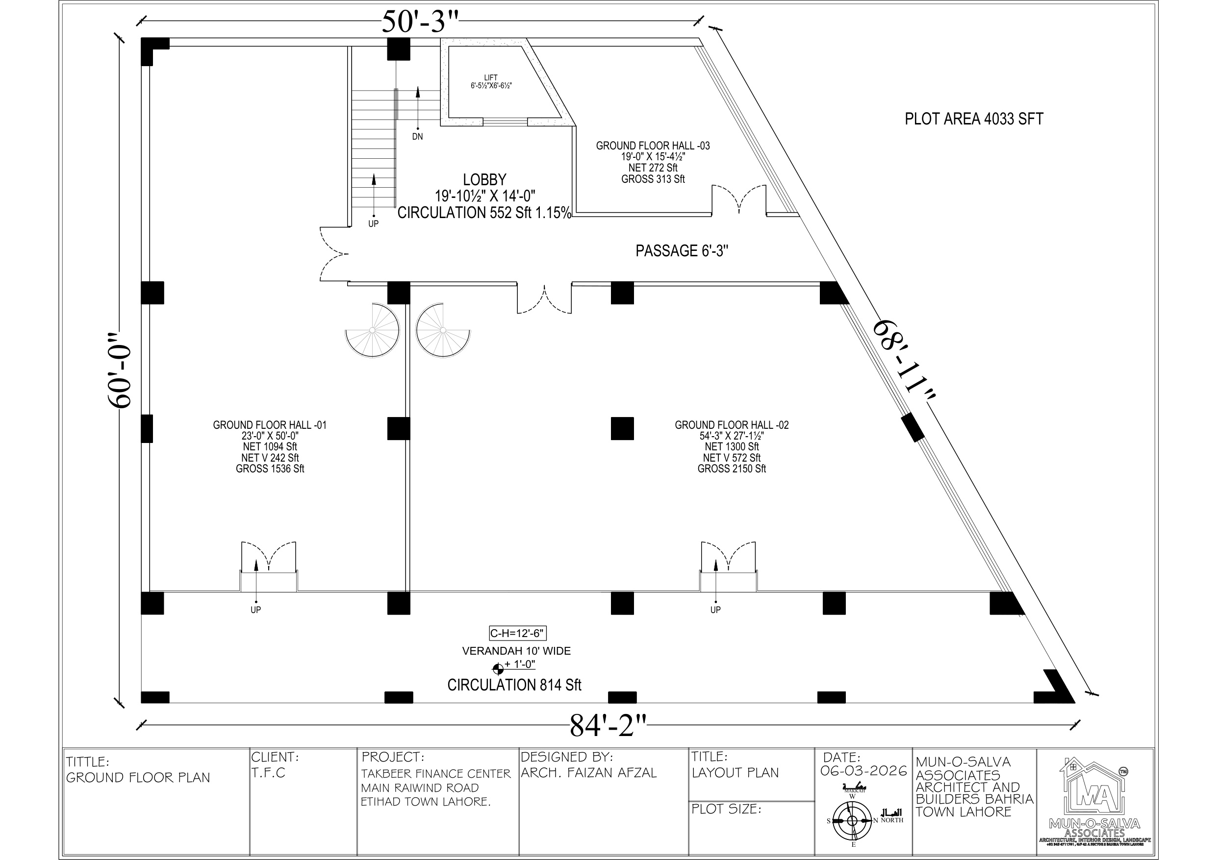 Etihad Town Phase 1 (1-C, 2-C) - Ground Retail Plan